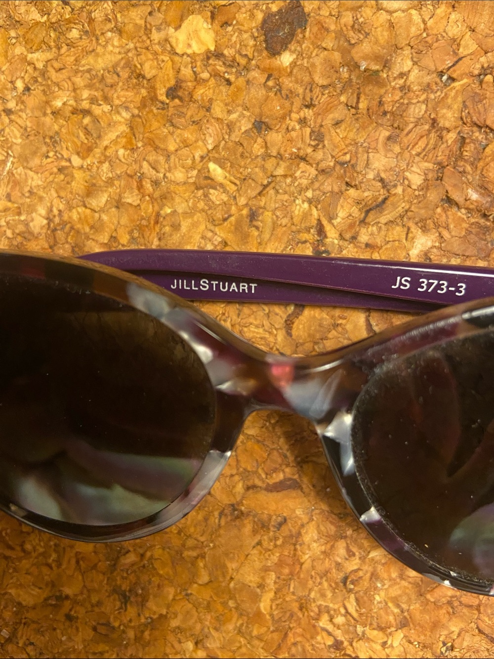 Jill Stuart JS373-3 Purple Cat-Eyeglasses Frames Px lenses